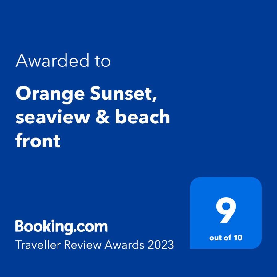 Orange Sunset, Seaview & Beach Front アルゲーロ エクステリア 写真